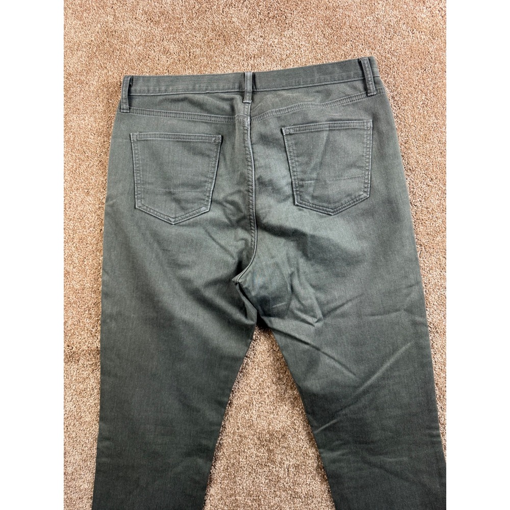 Banana Republic Travel Jean Lot Mens 34x32 Athletic Slim Fit Navy Green Gray 3pk - Picture 11 of 16